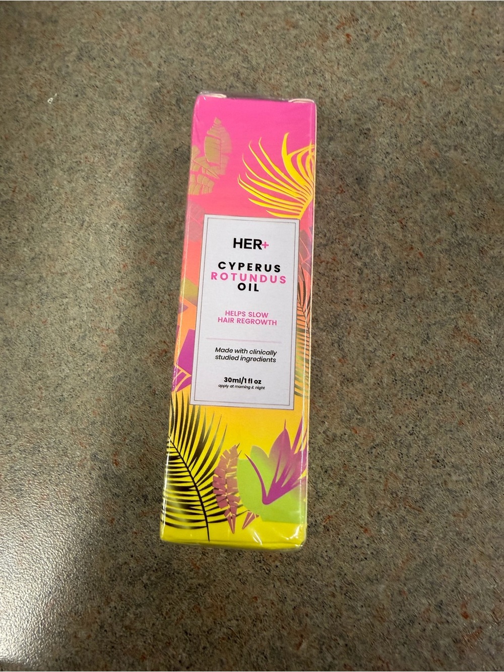 Cyperus Rotundus Hair Oil — Pink & Yellow